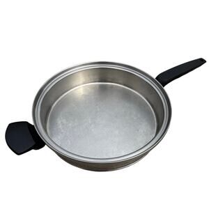 11" Lifetime T304 CC Waterless Cookware Stainless Skillet Pan West Bend no Lid
